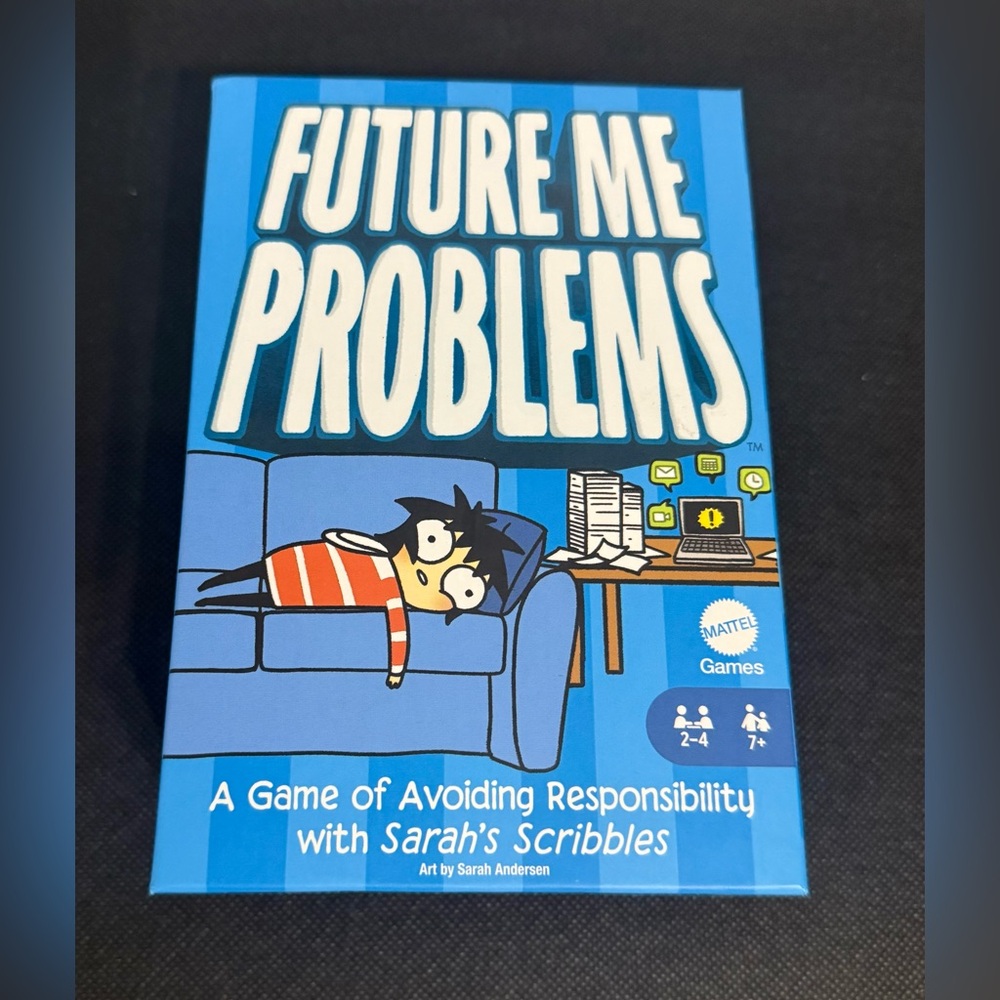 Future Me Problems Board Game - Blue